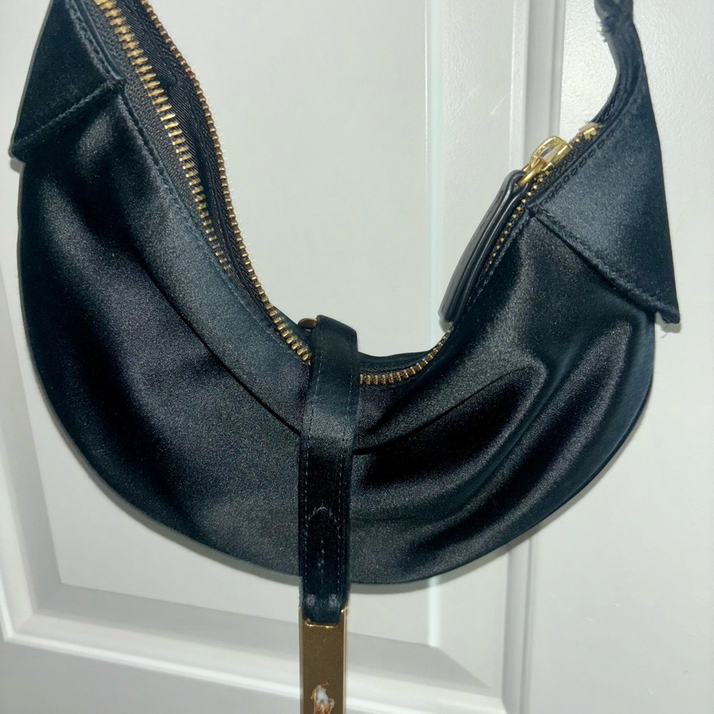 Polo ID satin mini shoulder bag